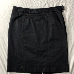 White House Black Market Black Skirt size 8